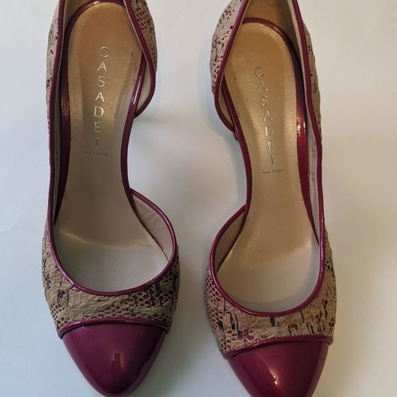 CASADEI heels size 9.5 in EUC - Picture 5 of 6